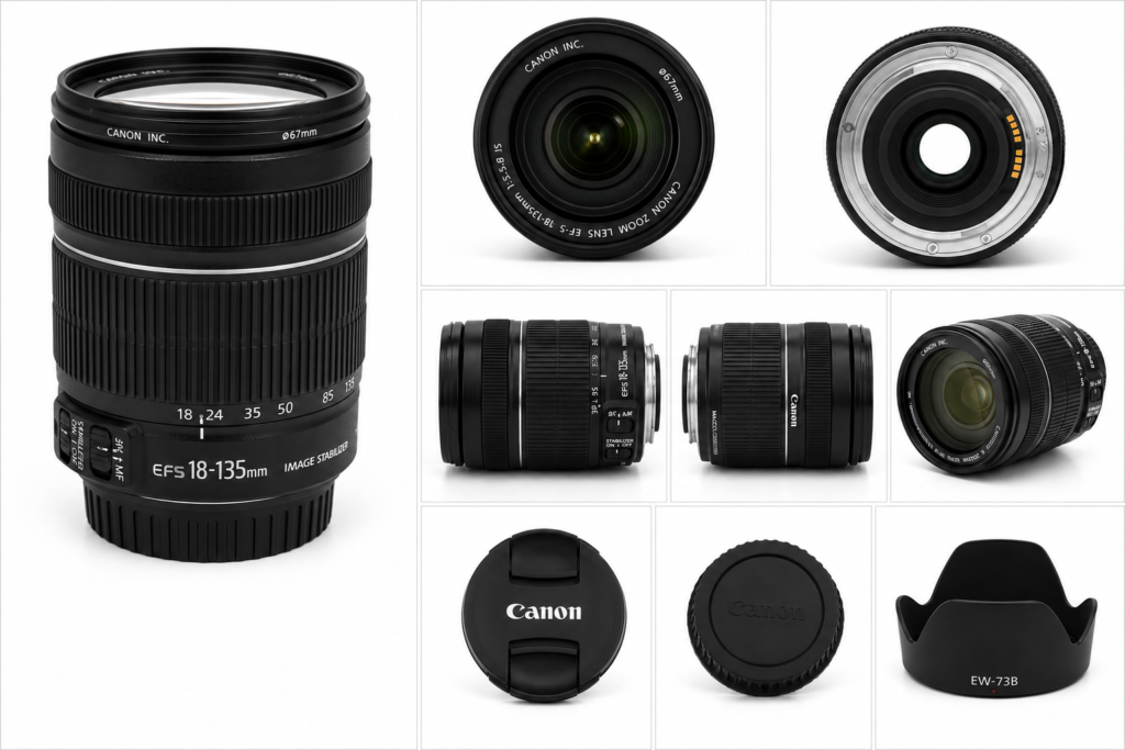 Canon EF-S 18-135mm f/3.5-5.6 IS – Objetivo Zoom con Estabilizador