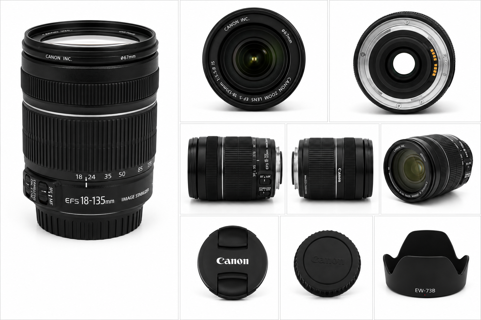Canon EF-S 18-135mm f/3.5-5.6 IS – Objetivo Zoom con Estabilizador
