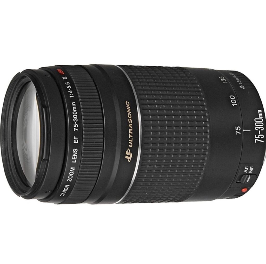 Canon EF 75-300mm f/4-5.6 III USM – Objetivo Telezoom – Segunda Mano